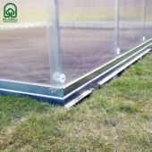 Kép 8/18 - Klasika Tube polikarbonát üvegház 6 mm
