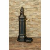 Kép 4/4 - ROMA állókút Antikolt bronz