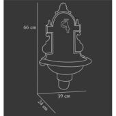 Kép 3/4 - VERONA falikút gránit