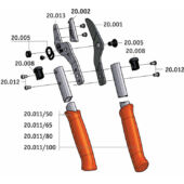 Kép 3/5 - LÖWE Ágvágó olló rávágó 80cm, 20.080