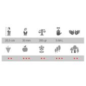 Kép 5/5 - Löwe 10.107 rávágós metszőolló hajlított pengével 