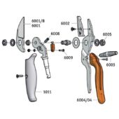 Kép 3/4 - LÖWE Rávágó metszőolló, forgónyeles 20cm, 6.109