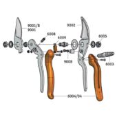 Kép 3/3 - LÖWE Mellévágó metszőolló 21cm, 9.104