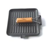 Kép 2/2 - Perfect Home - Öntöttvas grill serpenyő 24 cm