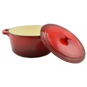 Kép 2/2 - Perfect Home - Öntöttvas lábas zománcozott 28cm piros