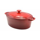 Kép 1/4 - Perfect Home Zománcozott Öntöttvas kacsasütő 36 cm, 8.5l piros 10115