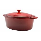 Kép 3/4 - Perfect Home Zománcozott Öntöttvas kacsasütő 36 cm, 8.5l piros 10115 3