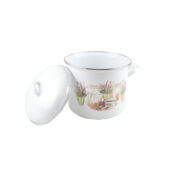 Kép 2/2 - Perfect Home Levendula  Zománcozott fazék 20 cm+fedő 13471 1