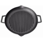 Kép 2/3 - Perfect Home Öntöttvas grill lap kerek csőrös 15502 2