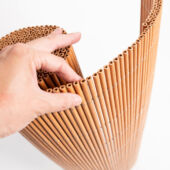 Kép 6/6 - Nortene-Catral Vimet LOP szintetikus nádfonat természetes hatással, 1x3 m, vörösesbarna