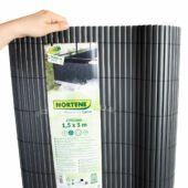 Kép 5/10 - Nortene-Catral Litecane ovális profilú műanyag nád, 1x3m, szürke