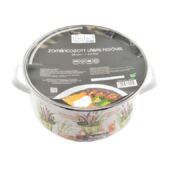 Kép 2/3 - Perfect Home - Zománc lábas fedővel 24 cm 6L