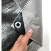 Kép 2/6 - Takaróponyva extra erős víz- és UV-álló, 260g/m2, 2x4m