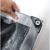 Kép 4/6 - Takaróponyva extra erős víz- és UV-álló, 260g/m2, 2x4m