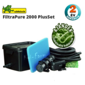 Kép 2/2 - Ubbink FiltraPure 2000 Plus gravitációs, átfolyós szűrő szett / szűrő + Xtra 900 + 5W UV-C /