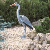 Kép 1/3 - Ubbink Álló szürkegém , 76 cm - Élethű műanyag madárfigura 