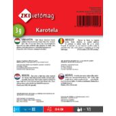 Kép 2/2 - ZKI Sárgarépa Karotela Vetőmag 3g