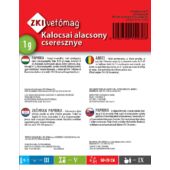 Kép 2/2 - ZKI Paprika Kalocsai Alacsony Cseresznye Vetőmag 1g
