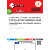 Kép 2/2 - ZKI Paprika Kaldóm Vetőmag 1g