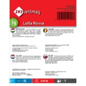 Kép 2/2 - ZKI Saláta Lolla Rossa Vetőmag 3g