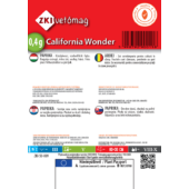Kép 2/2 - ZKI Paprika California Wonder vetőmag 0,4g
