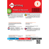Kép 2/2 - ZKI retek színkeverék vetőmag 3g