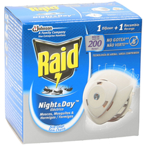 Raid Night&amp; Day 200 órás szúnyog- és légyirtó korong 1 + 1 db