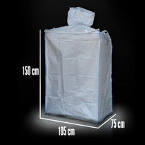 Big-Bag zsák 75x105x150, felül: töltős, alul: ürítős