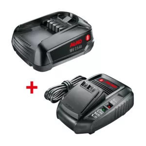 AL-KO B50Li+C50Li akku+töltő készlet, 18V, 2.5Ah