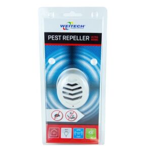 Weitech ultrahangos kártevő riasztó 45 m2/hálózatról működik