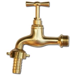 Kerti csap réz,1/2&quot; tömlő-1/2&quot; csatlakozó