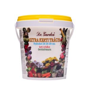 Dr. Garden extra kerti trágya, kerti- és balkon öntözőtrágya 15-5-30+3Mg+me 750g
