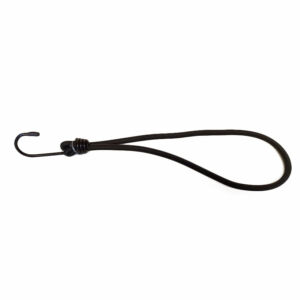 Ponyvaleszorító gumipók fekete, 30 cm