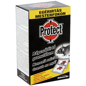 Rágcsálóirtó granulátum /Protect/ 7 x 20 g fekete