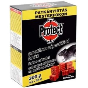 Protect rágcsáló irtó parafinos blokk 300g