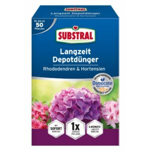 Substral  Osmocote  Hosszú hatástartamú trágya rhododendron, hortenzia és erikafélék számára  1,5kg