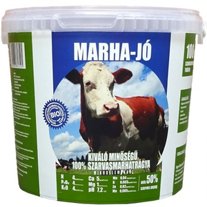 Marha-Jó® marhatrágya - pelletált, 4 kg, vödrös