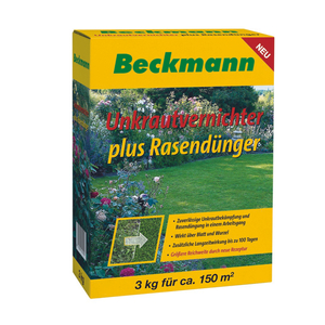 Beckmann gyomirtó gyeptrágya, 3 kg, 150m2