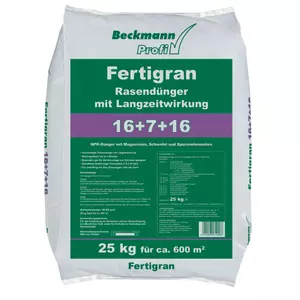 Beckmann fenntartó, hosszú hatású gyeptrágya, 25kg, 600m2