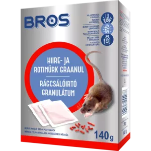 Bros rágcsálóirtó granulátum (7X20 g)