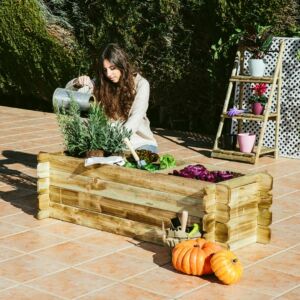 Nortene Catral Natur Line 3 részes magaságyás, 140 x 60 x 40 cm Nortene Catral Natur Line 3 részes magaságyás, 140 x 60 x 40 cm