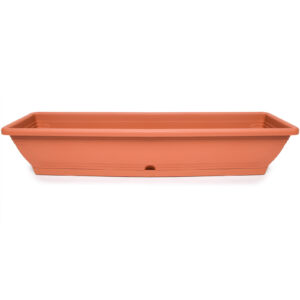 Monaco balkonláda + alj 80 cm terracotta