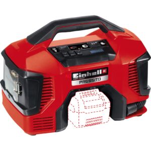 Einhell hybrid autós kompresszor - akkumulátoros Power X-Change család tagja