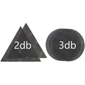 Einhell 225mm csiszolórács, 5 részes (2*P80,1*120P és 2 DB P80 háromszög)