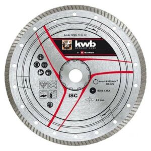 Einhell Gyémánt vágókorong 250x25,4 mm turbo