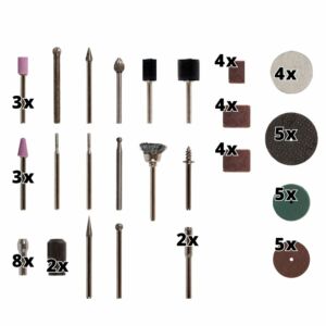 Einhell gravírozó tartozék készlet, 61 részes