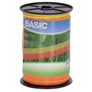 Kerbl Villanypásztor Szalag Basic Classe 250m/10mm sárga-narancs 4x0,16 rm Kerbl Villanypásztor Szalag Basic Classe 250m/10mm sárga-narancs 4x0,16 rm