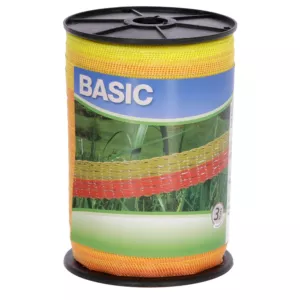 Kerbl Villanypásztor  szalag Basic Classe 200/20 mm sárga-narancs, 4x0,16