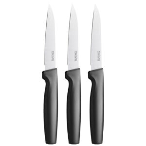 Fiskars általános késkészlet, fekete, 3db-os