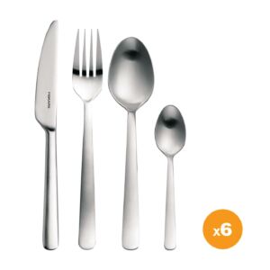 Fiskars evőeszköz készlet, 24db-os, matt